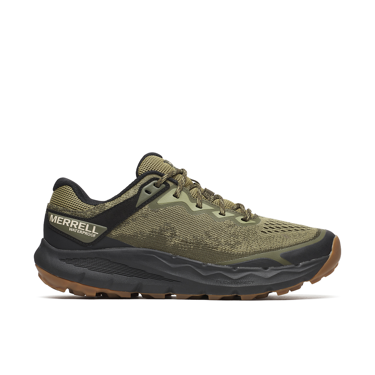 Merrell Nova 4 Waterproof Men's Running Shoes Drab: 9.5 M, Synthetic